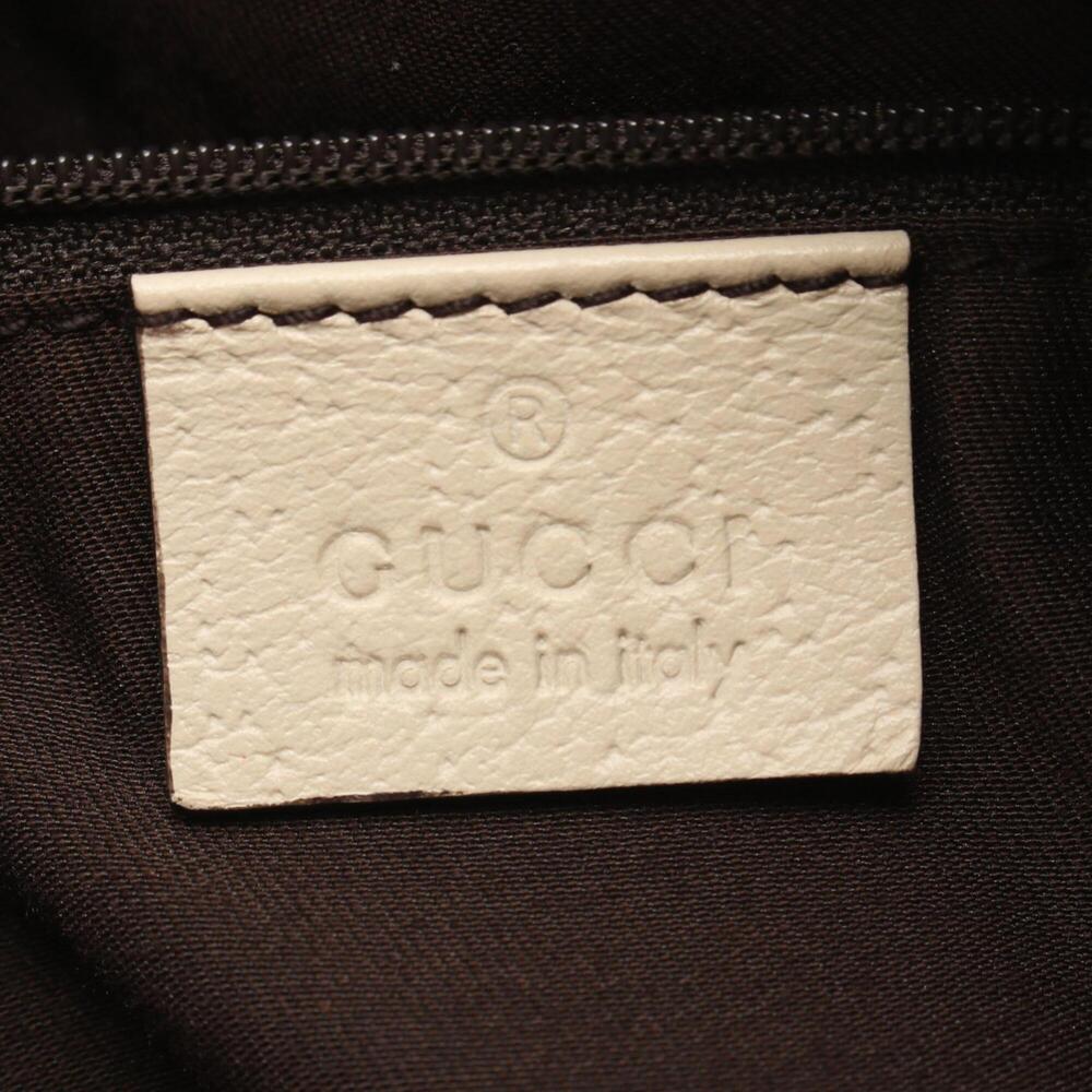 GUCCI Cream Leather Shoulder Bag - Picture 4 of 9
